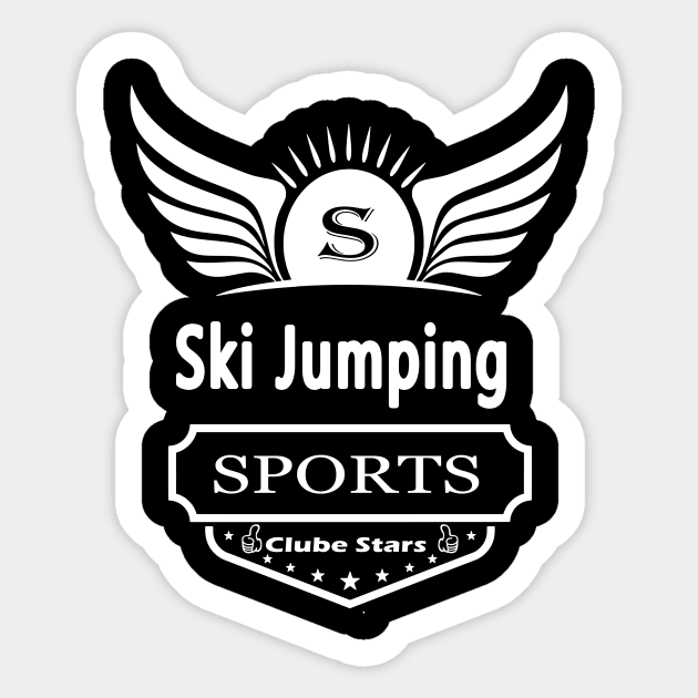 Sky Sport Ski Jumping Sticker by My Artsam